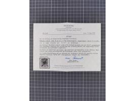 1897/99, Sammlung der Aufdruck-Ausgaben auf Briefstücken. Dabei Mi.-Nr. 1Ia (FA Drahn und Bothe BBP), Mi.-Nr. 1Ib (FA R. Steu