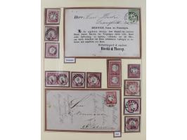 1872/1916, gestempelte Sammlung inkl. Dienstmarken mit kleinem Teil “ NDP Reichspost-Vorläufer” mit vielen besseren Werten, F