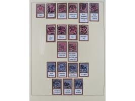 1872/1916, gestempelte Sammlung inkl. Dienstmarken mit kleinem Teil “ NDP Reichspost-Vorläufer” mit vielen besseren Werten, F