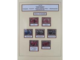 1872/1916, gestempelte Sammlung inkl. Dienstmarken mit kleinem Teil “ NDP Reichspost-Vorläufer” mit vielen besseren Werten, F