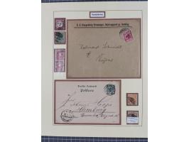 1872/1916, gestempelte Sammlung inkl. Dienstmarken mit kleinem Teil “ NDP Reichspost-Vorläufer” mit vielen besseren Werten, F