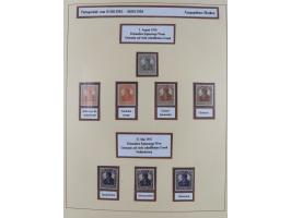 1916/23, postfrische Sammlung inkl. Dienstmarken mit reichlich Farben. Dabei u.a. Mi.-Nr. 104d (FA Tworek BPP), &nbsp;Mi.-Nr.