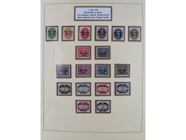 1916/23, postfrische Sammlung inkl. Dienstmarken mit reichlich Farben. Dabei u.a. Mi.-Nr. 104d (FA Tworek BPP), &nbsp;Mi.-Nr.