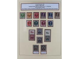1916/23, postfrische Sammlung inkl. Dienstmarken mit reichlich Farben. Dabei u.a. Mi.-Nr. 104d (FA Tworek BPP), &nbsp;Mi.-Nr.