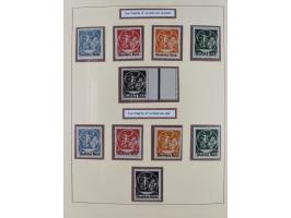 1916/23, postfrische Sammlung inkl. Dienstmarken mit reichlich Farben. Dabei u.a. Mi.-Nr. 104d (FA Tworek BPP), &nbsp;Mi.-Nr.