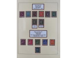 1916/23, postfrische Sammlung inkl. Dienstmarken mit reichlich Farben. Dabei u.a. Mi.-Nr. 104d (FA Tworek BPP), &nbsp;Mi.-Nr.