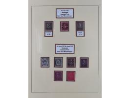 1916/23, postfrische Sammlung inkl. Dienstmarken mit reichlich Farben. Dabei u.a. Mi.-Nr. 104d (FA Tworek BPP), &nbsp;Mi.-Nr.