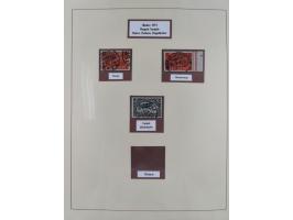 1916/23, gestempelte Sammlung inkl. Dienst mit besseren Marken und Farben. Dabei u.a. Mi.-Nr. 151Y (FA Peschl BPP), Mi.-Nr. 1