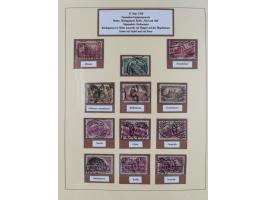 1916/23, gestempelte Sammlung inkl. Dienst mit besseren Marken und Farben. Dabei u.a. Mi.-Nr. 151Y (FA Peschl BPP), Mi.-Nr. 1