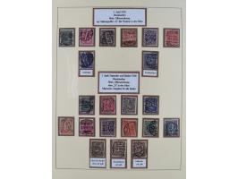 1916/23, gestempelte Sammlung inkl. Dienst mit besseren Marken und Farben. Dabei u.a. Mi.-Nr. 151Y (FA Peschl BPP), Mi.-Nr. 1