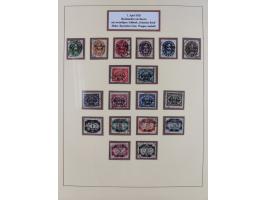 1916/23, gestempelte Sammlung inkl. Dienst mit besseren Marken und Farben. Dabei u.a. Mi.-Nr. 151Y (FA Peschl BPP), Mi.-Nr. 1