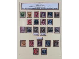 1916/23, gestempelte Sammlung inkl. Dienst mit besseren Marken und Farben. Dabei u.a. Mi.-Nr. 151Y (FA Peschl BPP), Mi.-Nr. 1