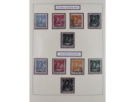 1916/23, gestempelte Sammlung inkl. Dienst mit besseren Marken und Farben. Dabei u.a. Mi.-Nr. 151Y (FA Peschl BPP), Mi.-Nr. 1