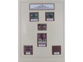 1916/23, gestempelte Sammlung inkl. Dienst mit besseren Marken und Farben. Dabei u.a. Mi.-Nr. 151Y (FA Peschl BPP), Mi.-Nr. 1