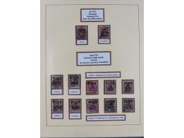 1916/23, gestempelte Sammlung inkl. Dienst mit besseren Marken und Farben. Dabei u.a. Mi.-Nr. 151Y (FA Peschl BPP), Mi.-Nr. 1