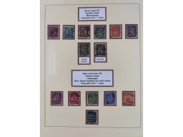 1916/23, gestempelte Sammlung inkl. Dienst mit besseren Marken und Farben. Dabei u.a. Mi.-Nr. 151Y (FA Peschl BPP), Mi.-Nr. 1