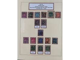 1916/23, gestempelte Sammlung inkl. Dienst mit besseren Marken und Farben. Dabei u.a. Mi.-Nr. 151Y (FA Peschl BPP), Mi.-Nr. 1