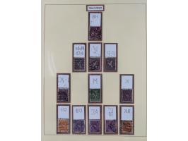 1916/23, gestempelte Sammlung inkl. Dienst mit besseren Marken und Farben. Dabei u.a. Mi.-Nr. 151Y (FA Peschl BPP), Mi.-Nr. 1