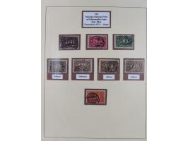 1916/23, gestempelte Sammlung inkl. Dienst mit besseren Marken und Farben. Dabei u.a. Mi.-Nr. 151Y (FA Peschl BPP), Mi.-Nr. 1