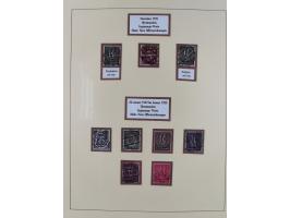 1916/23, gestempelte Sammlung inkl. Dienst mit besseren Marken und Farben. Dabei u.a. Mi.-Nr. 151Y (FA Peschl BPP), Mi.-Nr. 1