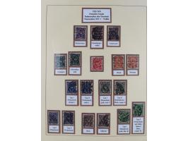 1916/23, gestempelte Sammlung inkl. Dienst mit besseren Marken und Farben. Dabei u.a. Mi.-Nr. 151Y (FA Peschl BPP), Mi.-Nr. 1