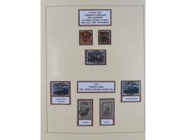 1916/23, gestempelte Sammlung inkl. Dienst mit besseren Marken und Farben. Dabei u.a. Mi.-Nr. 151Y (FA Peschl BPP), Mi.-Nr. 1