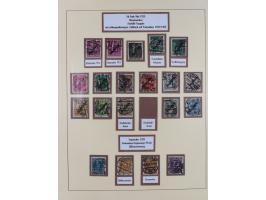 1916/23, gestempelte Sammlung inkl. Dienst mit besseren Marken und Farben. Dabei u.a. Mi.-Nr. 151Y (FA Peschl BPP), Mi.-Nr. 1