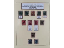 1916/23, gestempelte Sammlung inkl. Dienst mit besseren Marken und Farben. Dabei u.a. Mi.-Nr. 151Y (FA Peschl BPP), Mi.-Nr. 1