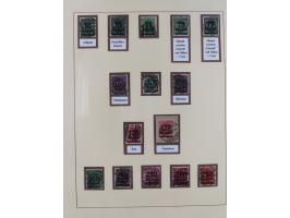 1916/23, gestempelte Sammlung inkl. Dienst mit besseren Marken und Farben. Dabei u.a. Mi.-Nr. 151Y (FA Peschl BPP), Mi.-Nr. 1