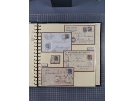 1872/1923, umfangreiche Sammlung mit ca. 800 Briefen,Karten und Ganzsachen. Am Anfang mit kleinem Teil “Hufeisentstempel”, an