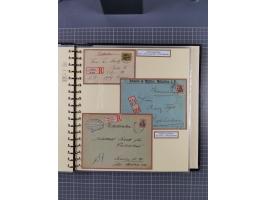 1872/1923, umfangreiche Sammlung mit ca. 800 Briefen,Karten und Ganzsachen. Am Anfang mit kleinem Teil “Hufeisentstempel”, an