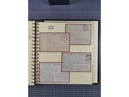 1872/1923, umfangreiche Sammlung mit ca. 800 Briefen,Karten und Ganzsachen. Am Anfang mit kleinem Teil “Hufeisentstempel”, an