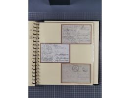 1872/1923, umfangreiche Sammlung mit ca. 800 Briefen,Karten und Ganzsachen. Am Anfang mit kleinem Teil “Hufeisentstempel”, an
