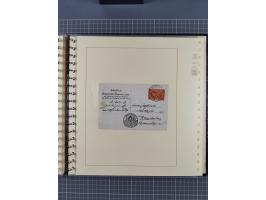 1872/1923, umfangreiche Sammlung mit ca. 800 Briefen,Karten und Ganzsachen. Am Anfang mit kleinem Teil “Hufeisentstempel”, an