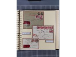 1872/1923, umfangreiche Sammlung mit ca. 800 Briefen,Karten und Ganzsachen. Am Anfang mit kleinem Teil “Hufeisentstempel”, an