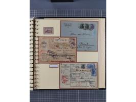 1872/1923, umfangreiche Sammlung mit ca. 800 Briefen,Karten und Ganzsachen. Am Anfang mit kleinem Teil “Hufeisentstempel”, an