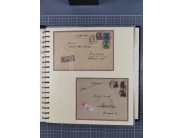 1872/1923, umfangreiche Sammlung mit ca. 800 Briefen,Karten und Ganzsachen. Am Anfang mit kleinem Teil “Hufeisentstempel”, an