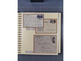 1872/1923, umfangreiche Sammlung mit ca. 800 Briefen,Karten und Ganzsachen. Am Anfang mit kleinem Teil “Hufeisentstempel”, an