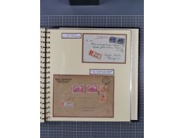1872/1923, umfangreiche Sammlung mit ca. 800 Briefen,Karten und Ganzsachen. Am Anfang mit kleinem Teil “Hufeisentstempel”, an