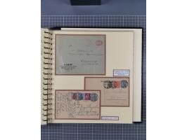 1872/1923, umfangreiche Sammlung mit ca. 800 Briefen,Karten und Ganzsachen. Am Anfang mit kleinem Teil “Hufeisentstempel”, an
