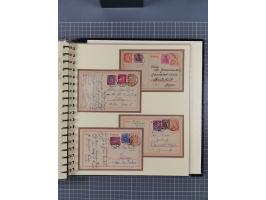 1872/1923, umfangreiche Sammlung mit ca. 800 Briefen,Karten und Ganzsachen. Am Anfang mit kleinem Teil “Hufeisentstempel”, an