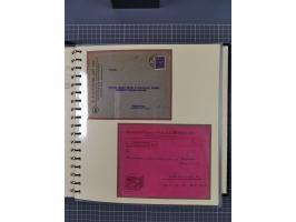 1872/1923, umfangreiche Sammlung mit ca. 800 Briefen,Karten und Ganzsachen. Am Anfang mit kleinem Teil “Hufeisentstempel”, an