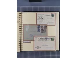 1872/1923, umfangreiche Sammlung mit ca. 800 Briefen,Karten und Ganzsachen. Am Anfang mit kleinem Teil “Hufeisentstempel”, an