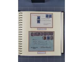 1872/1923, umfangreiche Sammlung mit ca. 800 Briefen,Karten und Ganzsachen. Am Anfang mit kleinem Teil “Hufeisentstempel”, an