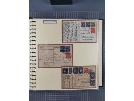 1872/1923, umfangreiche Sammlung mit ca. 800 Briefen,Karten und Ganzsachen. Am Anfang mit kleinem Teil “Hufeisentstempel”, an