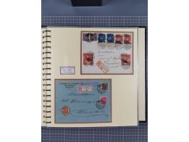 1872/1923, umfangreiche Sammlung mit ca. 800 Briefen,Karten und Ganzsachen. Am Anfang mit kleinem Teil “Hufeisentstempel”, an