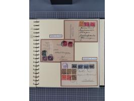 1872/1923, umfangreiche Sammlung mit ca. 800 Briefen,Karten und Ganzsachen. Am Anfang mit kleinem Teil “Hufeisentstempel”, an