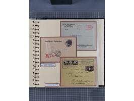 1872/1923, umfangreiche Sammlung mit ca. 800 Briefen,Karten und Ganzsachen. Am Anfang mit kleinem Teil “Hufeisentstempel”, an