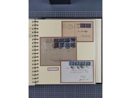 1872/1923, umfangreiche Sammlung mit ca. 800 Briefen,Karten und Ganzsachen. Am Anfang mit kleinem Teil “Hufeisentstempel”, an