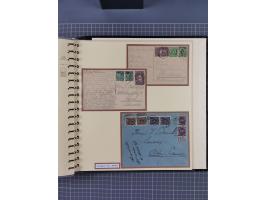 1872/1923, umfangreiche Sammlung mit ca. 800 Briefen,Karten und Ganzsachen. Am Anfang mit kleinem Teil “Hufeisentstempel”, an